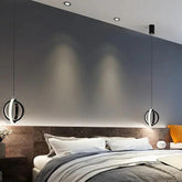 Double Ring Stereo Bedroom LED Pendant Light - Clowas